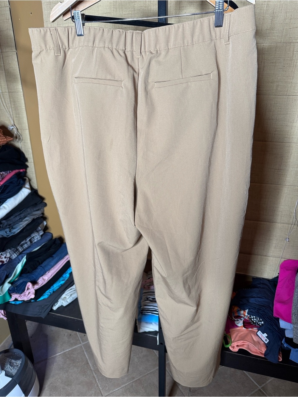 NWOT Studio by Torrid Camel Stretch Wide Leg Career Dress Pants 14R - Picture 7 of 9